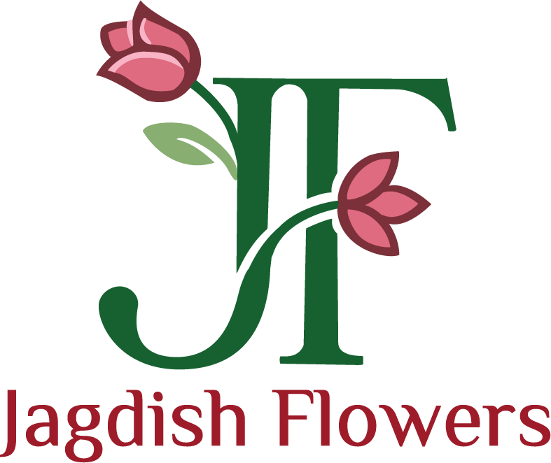 Jagdish Flowers Logo — The Best Flower Shop in Rajkot