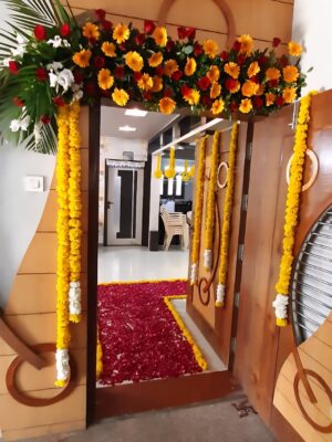 Premium artificial floral decoration for wedding and home events