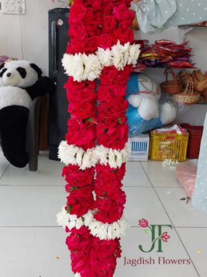 Luxury floral haar with fresh flowers for new purchased car