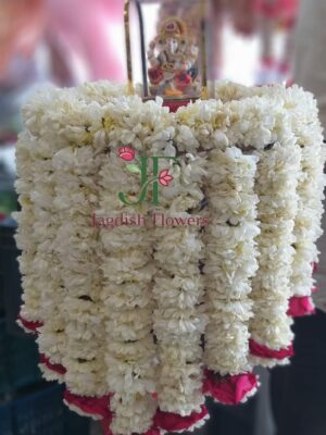 Luxury decorative tray arrangement with fresh flowers for engagement ceremonies at rajkot