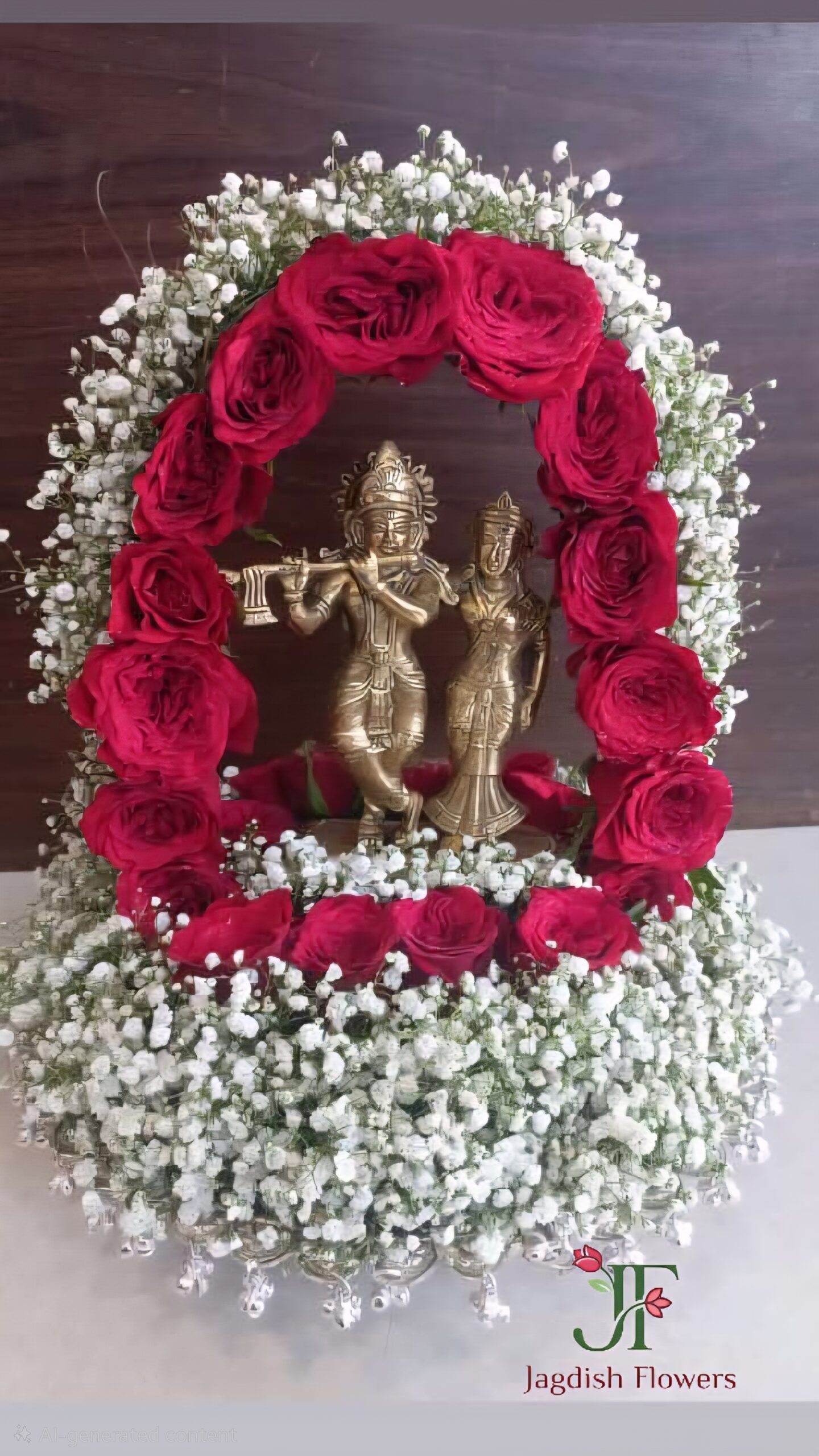 Designer floral tray decoration for wedding and special occasions