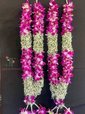 Premium Fresh Flower Wedding Haar for Indian Weddings