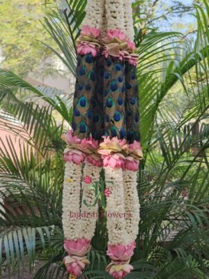 Elegant Rose Wedding Garland Collection