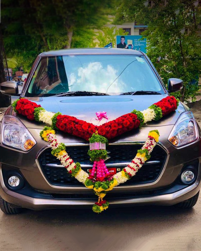New Car Mala in Rajkot flower category