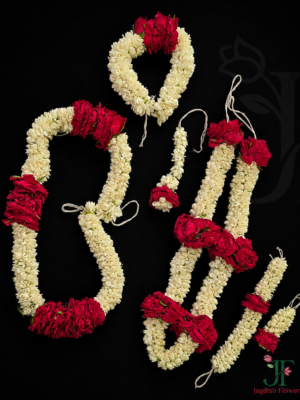 Mogra and Rose Flowers ornament at Jagdish Flowers