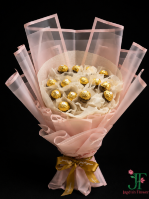 Luxury Rocher Chocolate Bouquet at Jagdish Flowers